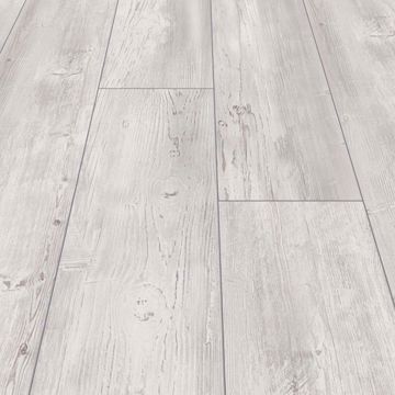 PAVIMENTO LAMINATO ROVERE GRIGIO 7 mm 2STRIPS RESA 2,390 m²/PACCO STECCA DA  1376x193 mm