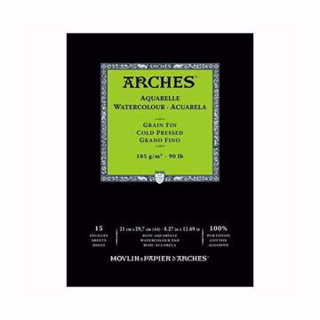 Blocco-carta-acquerello-Arches-gr185-fine-cm21X29,7_Angelella