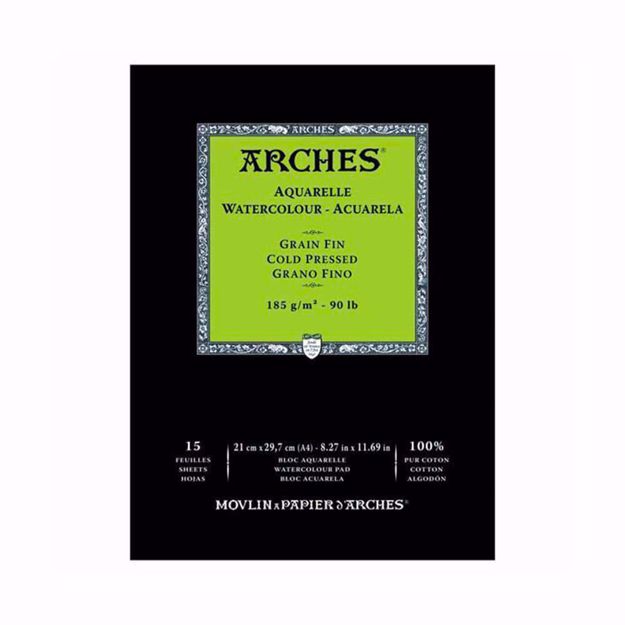 Blocco-carta-acquerello-Arches-gr185-fine-cm21X29,7_Angelella