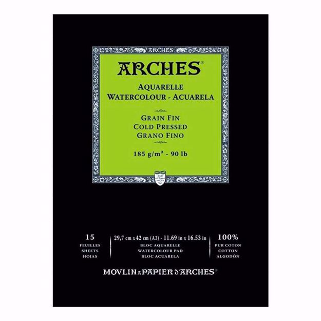 Blocco-carta-acquerello-Arches-gr185-fine-cm29,7x42_Angelella