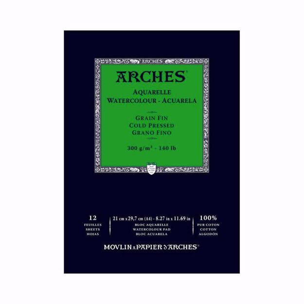 Blocco-carta-acquerello-Arches-gr300-fine-cm21X29,7_Angelella