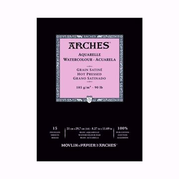 Blocco-carta-acquerello-Arches-gr185-satine-cm21X29,7_Angelell