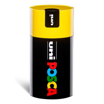 Uniposca-scatola-latta-18-pezzi-giallo_Angelella