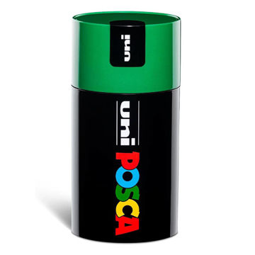 Uniposca-scatola-latta-18-pezzi-verde_Angelella