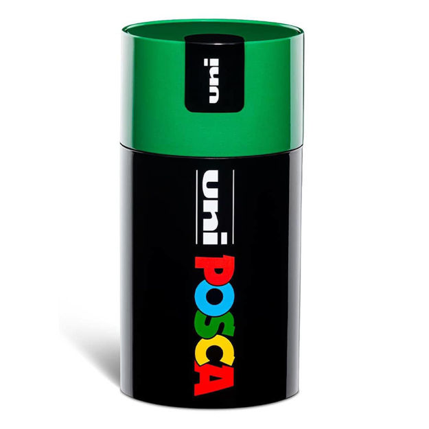 Uniposca-scatola-latta-18-pezzi-verde_Angelella