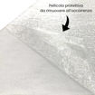Rotolo moquette bianca Elea con pellicola protettiva Angelella